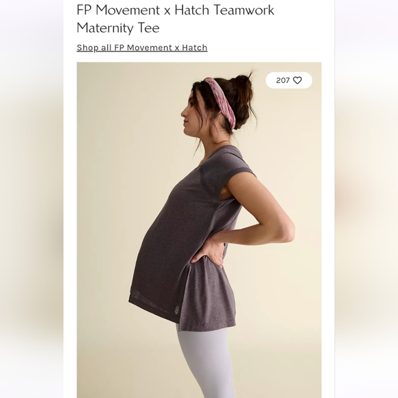 FP Movement x Hatch Free People teamwork maternity pumping tee XL - Picture 2 of 6